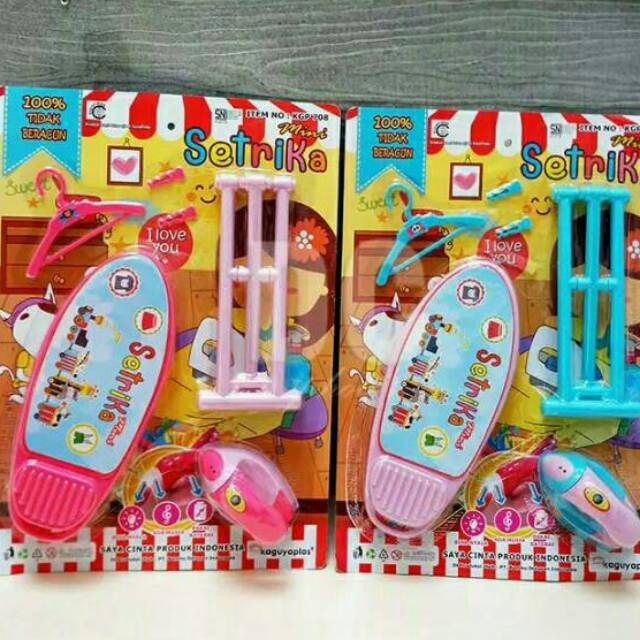 (UKURAN BESAR) MAINAN SETRIKA SET ANAK SETRIKA SETRIKAAN SET