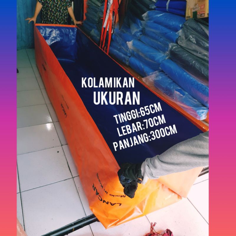 TERPAL KOLAM IKAN A12 KOREA