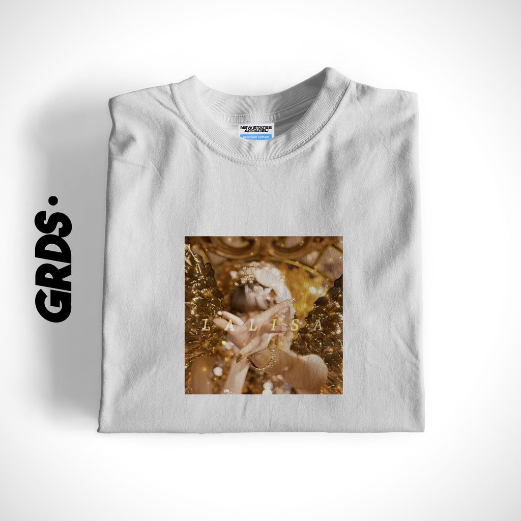 KAOS LISA LA LISA / T-SHIRT LISA BLACKPINK FREE STICKER