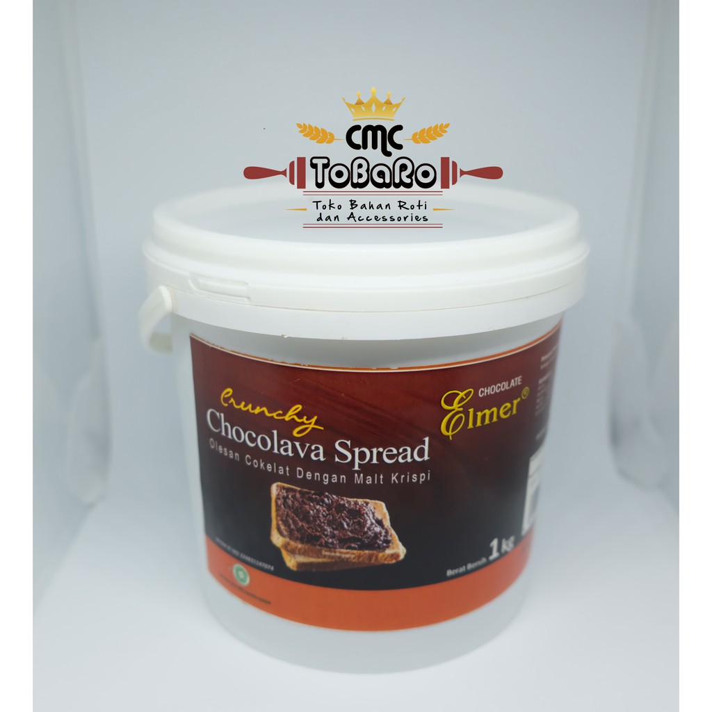 

Elmer Crunchy Chocolava 1 Kg || Selai Coklat Crunchy || Filling Roti