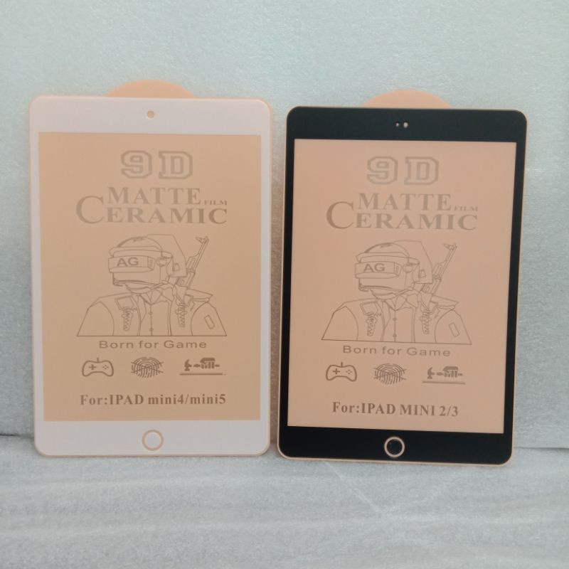 IPAD MINI 1 MINI 2 MINI 3 ANTI GORES CERAMIC LENTUR GLARE MATTE ANTI MINYAK
