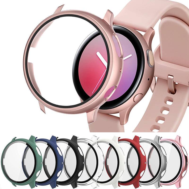 Casing Pelindung Layar Samsung Galaxy Watch Active 2 40mm 44mm Bumper Full Cover 44mm 40mm