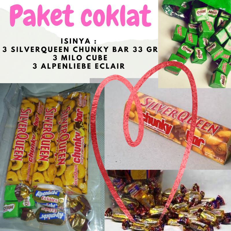 

Paket Coklat Valentine Coklat Silverqueen Termurah!!!
