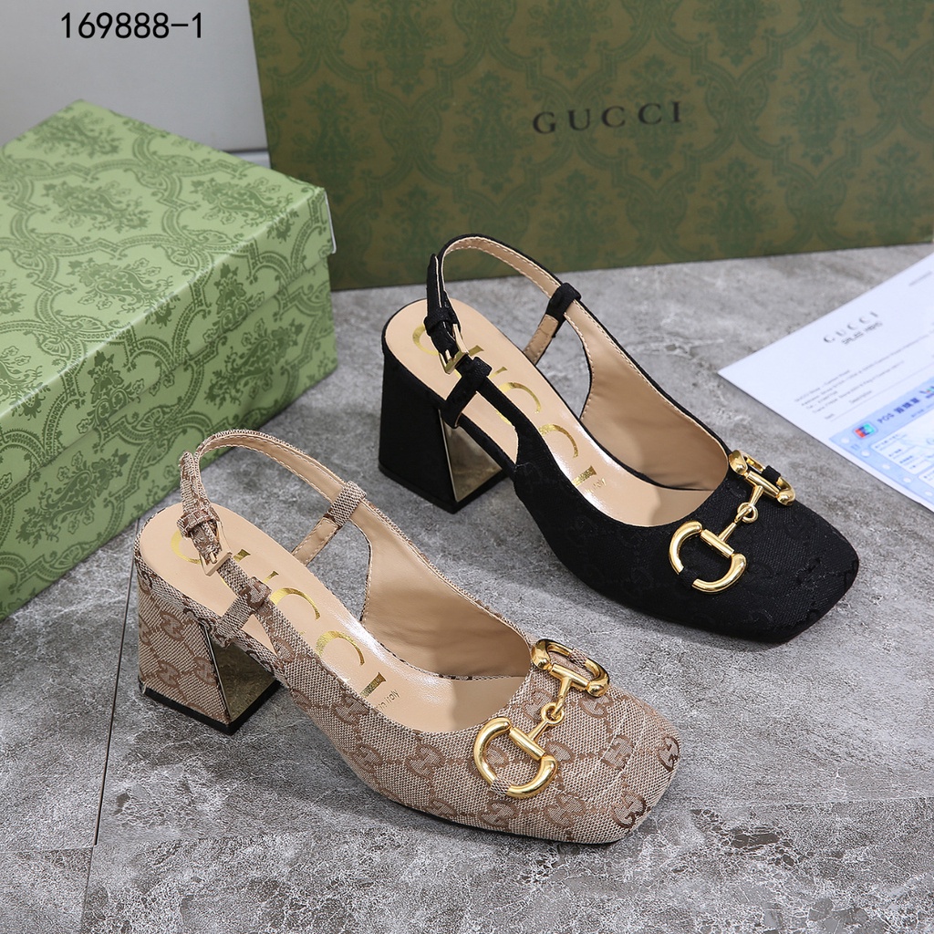 Gucci Horsebit Canvas Pumps #169888