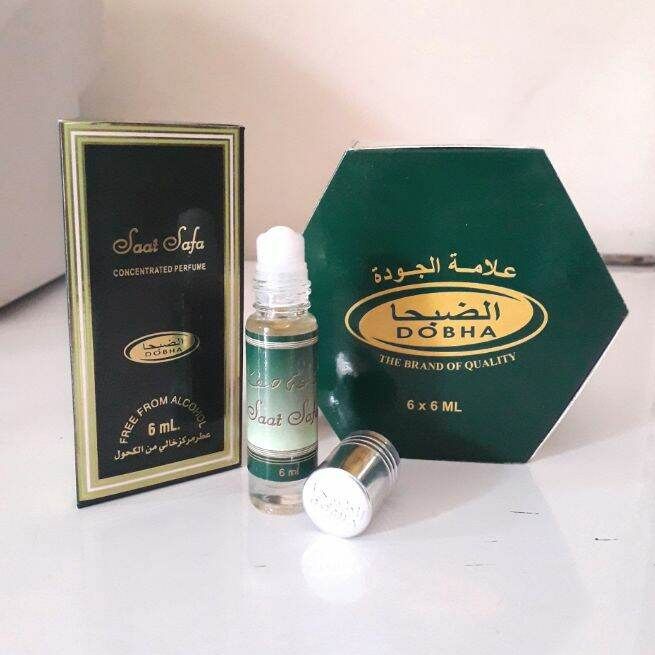 SAAT SAFA Parfum DOBHA Roll On Minyak Wangi Kemasan 6ml Non Alkohol