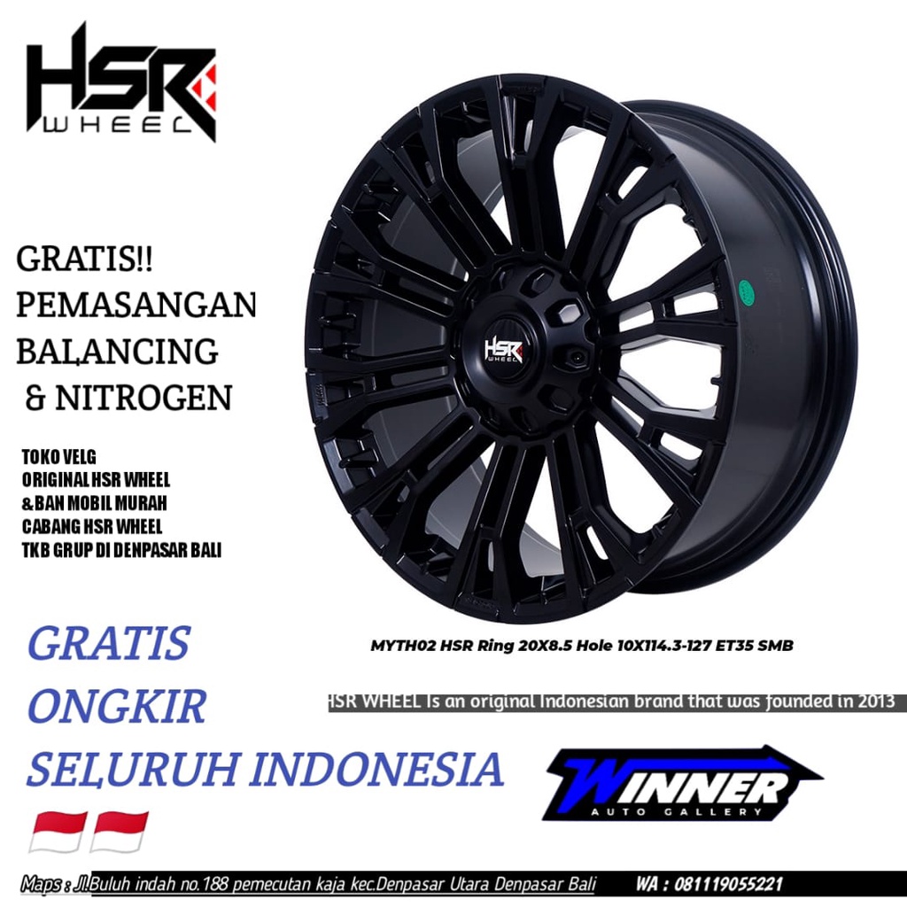 VELG MOBIL RING 20 LUBANG 5 UNTUK JEEP RUBICON SAHARA XPANDER TERIOS RUSH