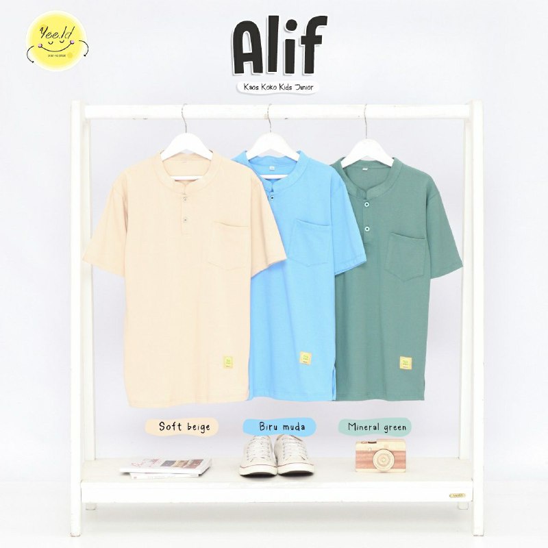READY ✅ Kaos Koko Alif - Kaos Anak