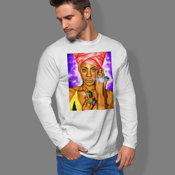 Tshirt Erykah Badu Kaos Tangan Panjang