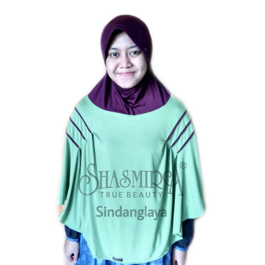 SHASMIRA HAZNA HJ 066 BERGO JILBAB INSTAN KERUDUNG HIJAB SYARI MUSLIM WANITA
