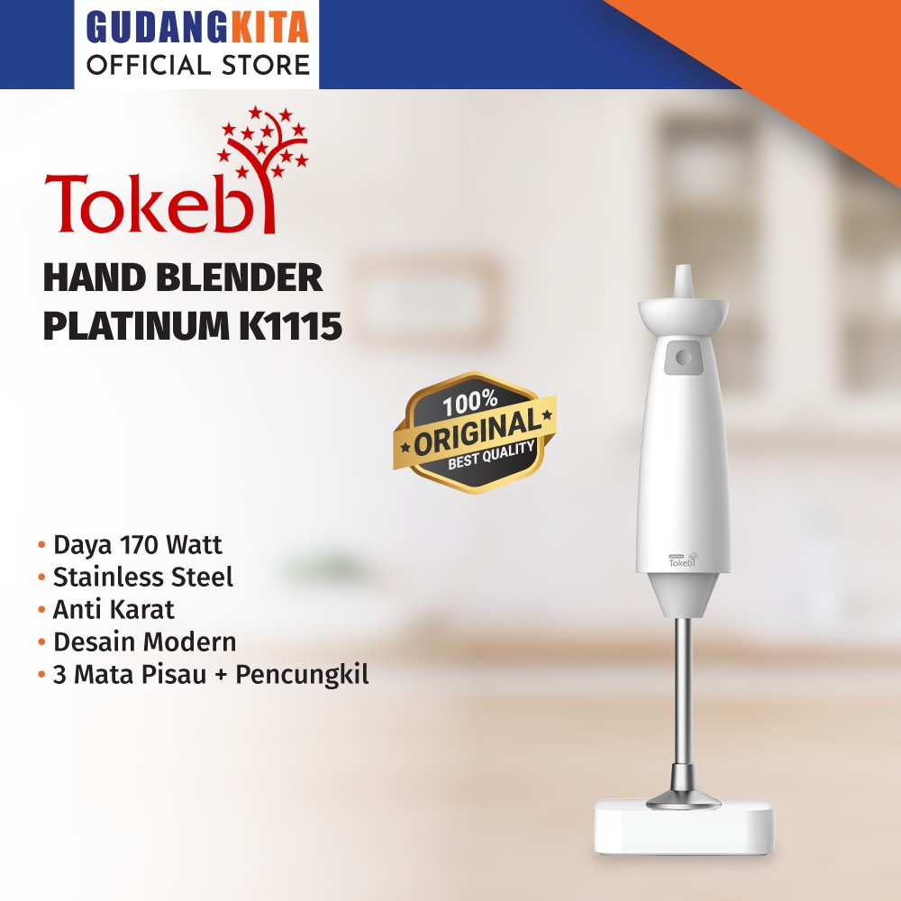 HAND BLENDER TOKEBI K1115 PLATINUM