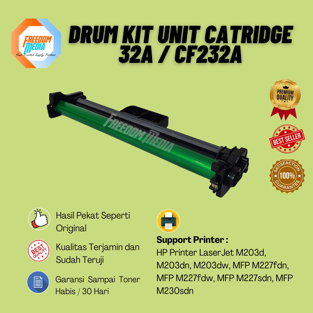 Drum Unit Compatible 30A 32A CF232A CF230A HP M227fdw M203dn PLUS CHIP
