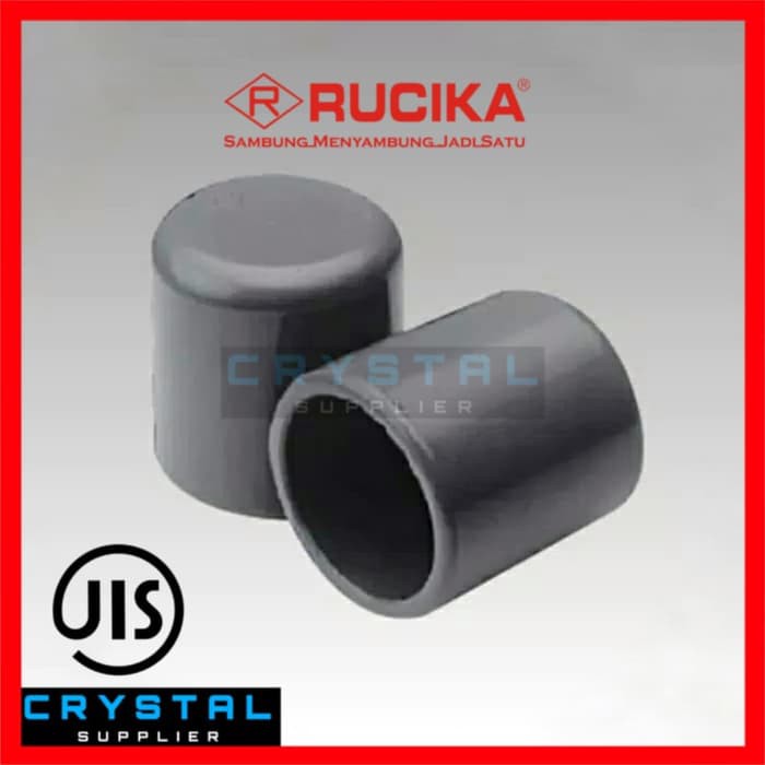 DOP / CAP RUCIKA 6" inch AW PVC / Tutup Pipa 6"