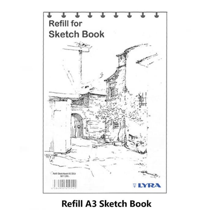 

[Promo] Lyra Sketch Book Refill A3 isi 30 terakhir