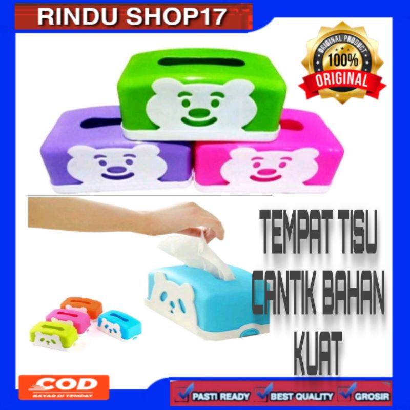 (RS)TEMPAT WADAH KOTAK TISU TISSUE KARAKTER PANDA