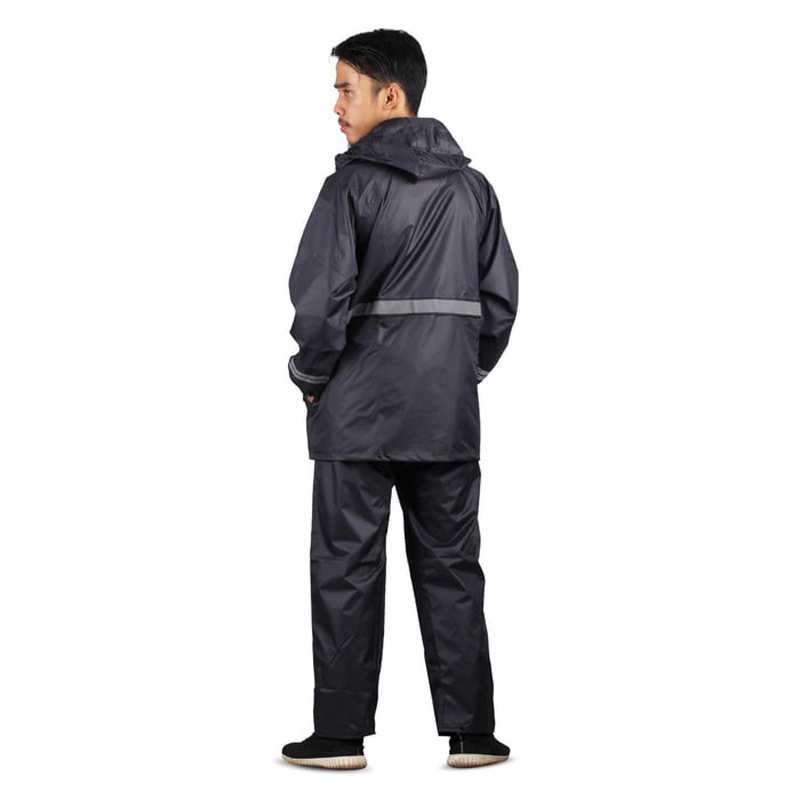 Jas Hujan Jas Hujan Setelan Jaket Celana PREMIUM High Quality Rainsuit | Jas Hujan Motor | Jas Hujan Dewasa Wanita Pria | 100% Waterproof - Raincoat Unisex Fashion Orang Dewasa /- Jas Hujan Anti Bocor Termurah