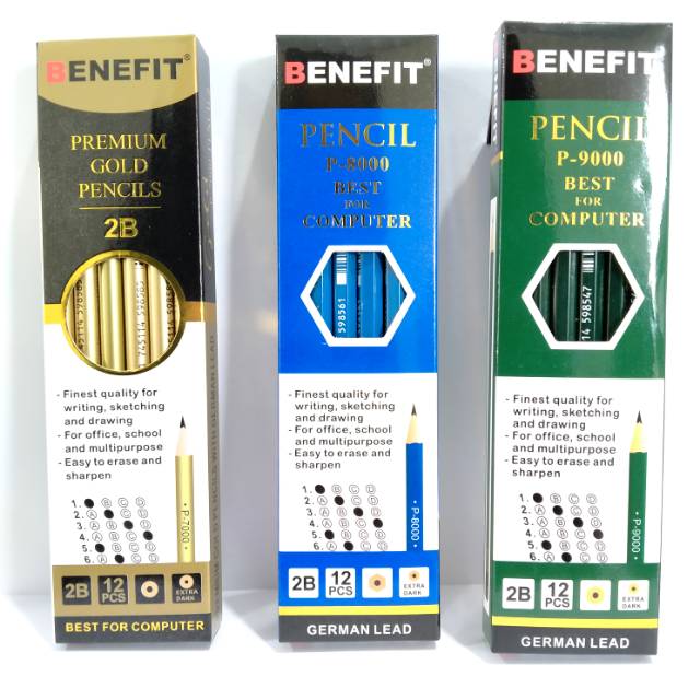 

Pensil 2B Benefit isi 12 pcs