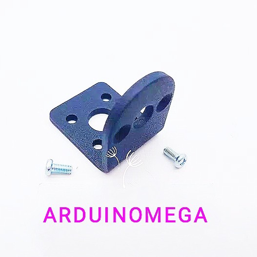 Metal Bracket Holder L Motor DC Drill Dudukan Mini Bor dinamo DC + Baut