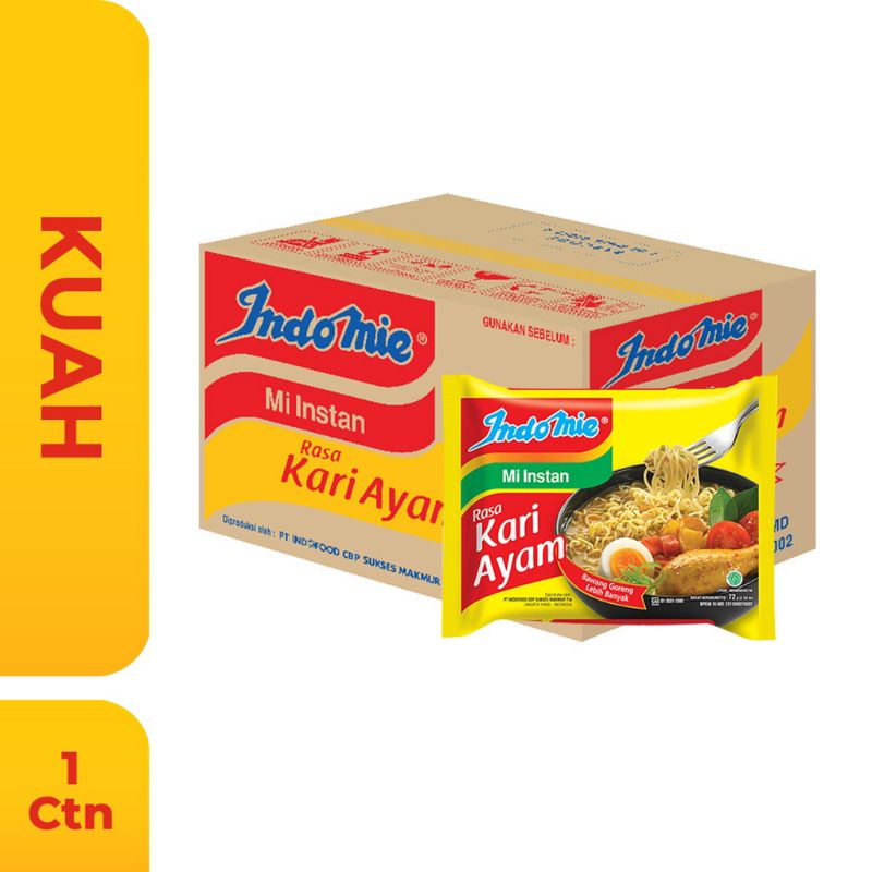 

1 Dus Indomie Kuah Kari Ayam - Isi 40 pcs