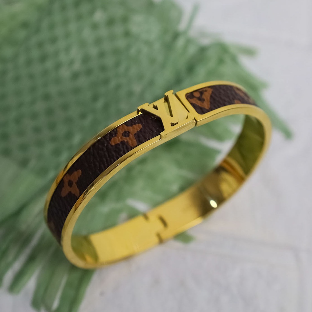 Gelang bangle titanium kualitas import korea anti karat - ercassia