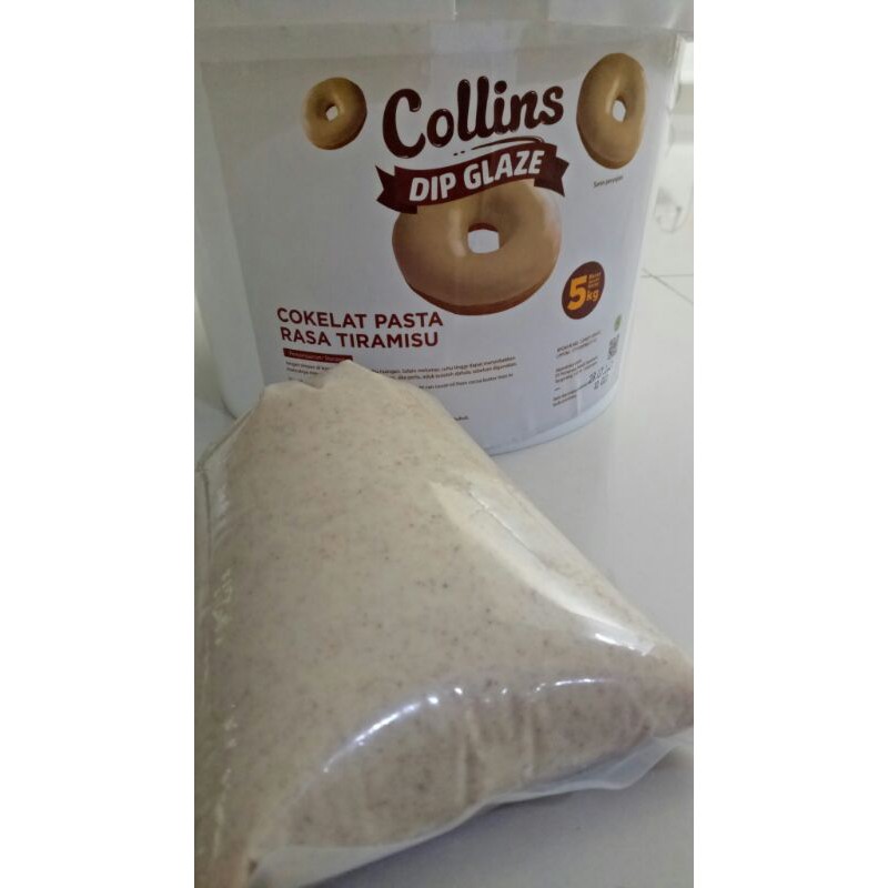 

Collins Glaze TIRAMISU 500gr Topping Donat Cake Ropang