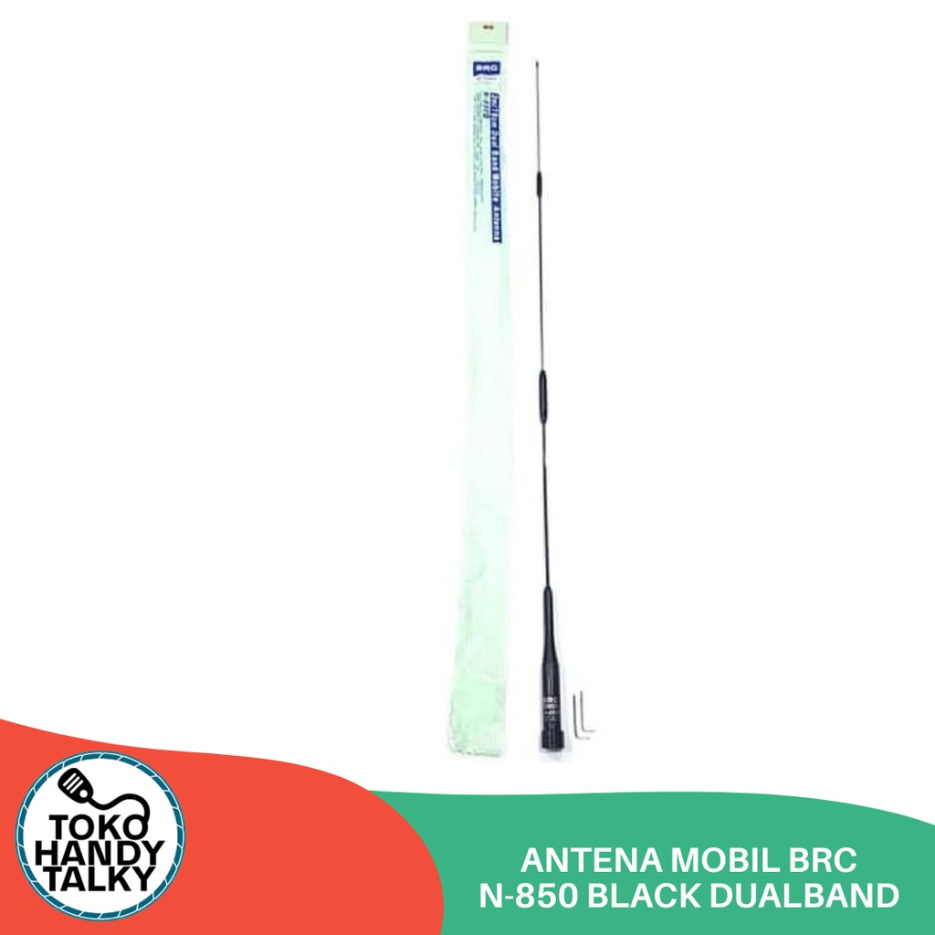 ANTENNA BRC N-850 N850 N 850 BLACK HITAM ANTENA DUAL BAND MOBIL RIG TURING TOURING ORIGINAL TAIWAN