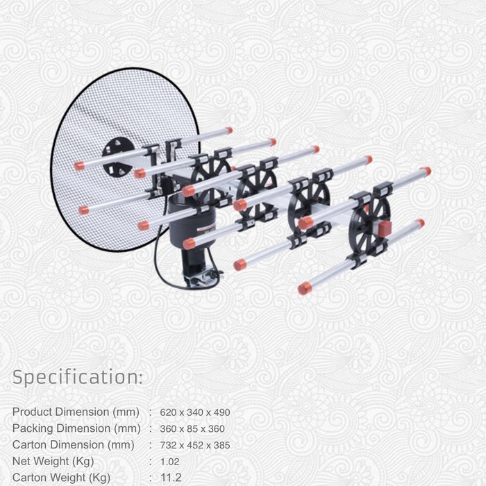 Promo Antena remote TV Niko NK 880 Berkualitas