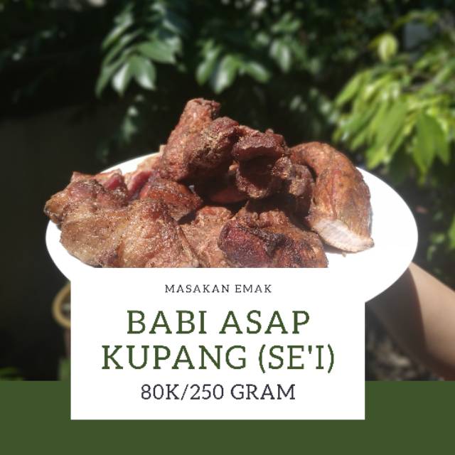 

[FROZEN FOOD] Babi Asap Se'i 250 gram