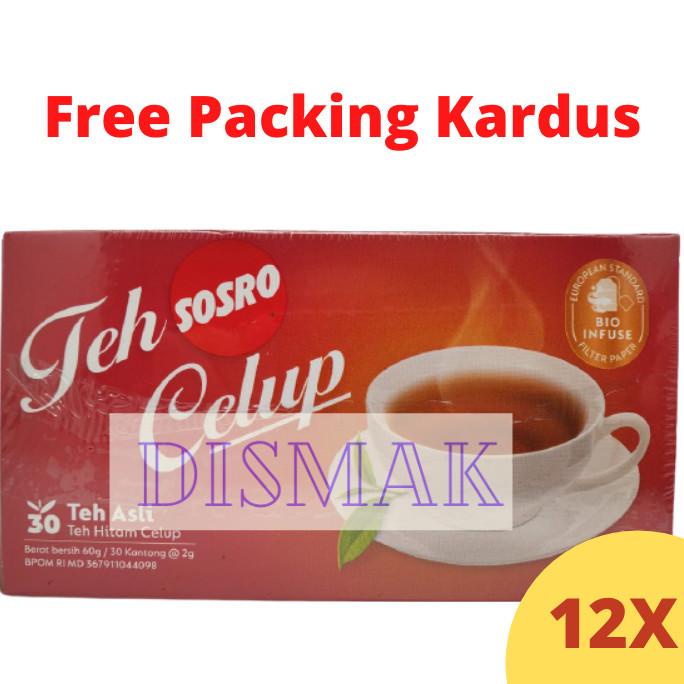 

(BISA COD) Teh Celup Sosro 30 12 pcs TERBATAS Kode 1272