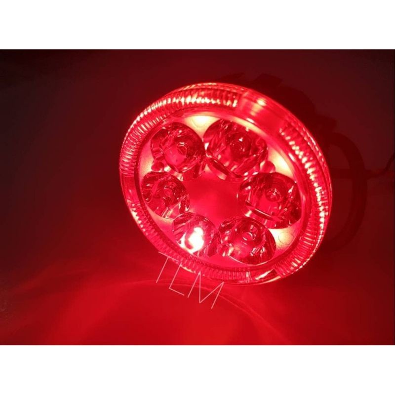 harga murah meriah 2 PCS Lampu Tembak Sorot 6 mata+Angel 3mode bracket spion 1pc WMP-0623 cwl 6mata