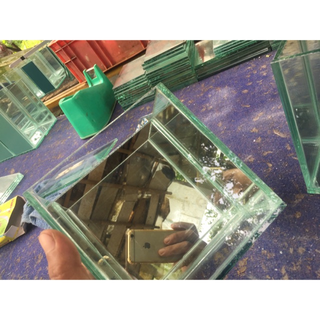 Soliter selfie cermin 3sisi soliter cermin soliter Selfi soliter ikan cupang  soliter cupang