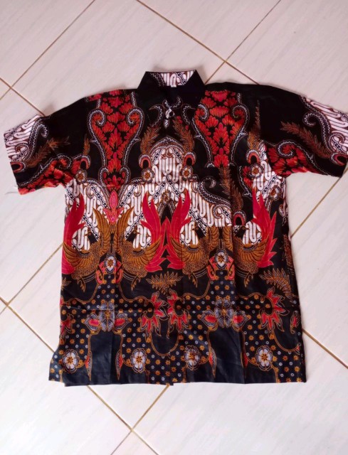 New Arrival Kemeja Batik Pria Lengan Pendek Slimfit Sogan Modern Elegan Terbaru Bahan Katun M L Xl