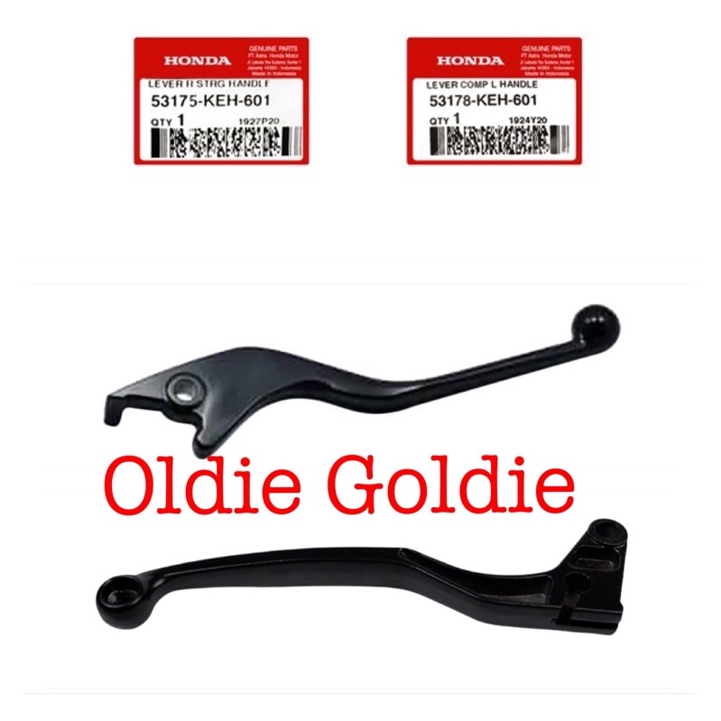 Handle Hendel Rem Kopling Kanan Kiri Honda Tiger Revo Mega Pro Primus Ori 53175-53178-KEH-601
