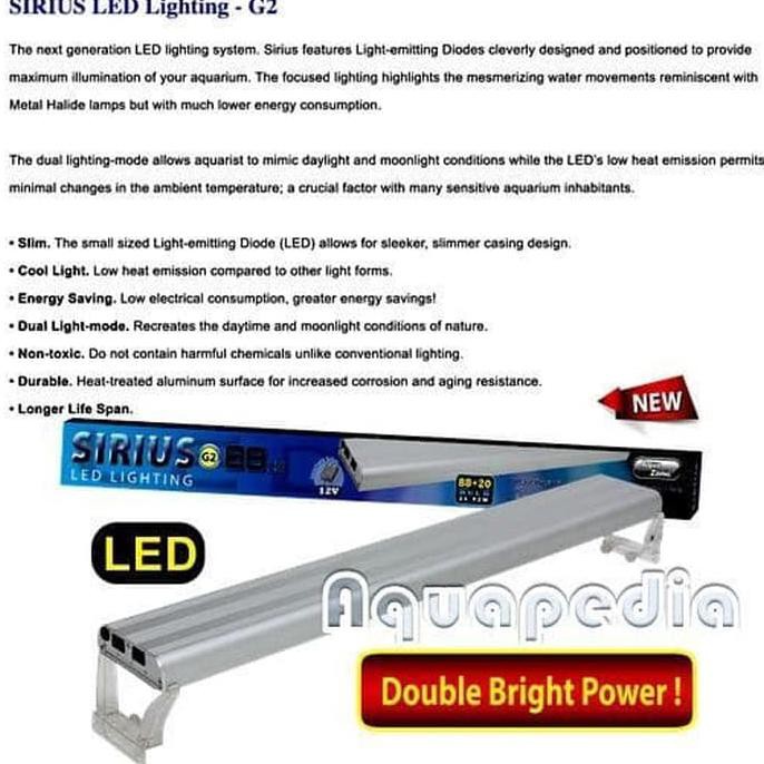 Aquazonic Al-456 Sirius 150Cm Aquarium Led Lighting Berkualitas