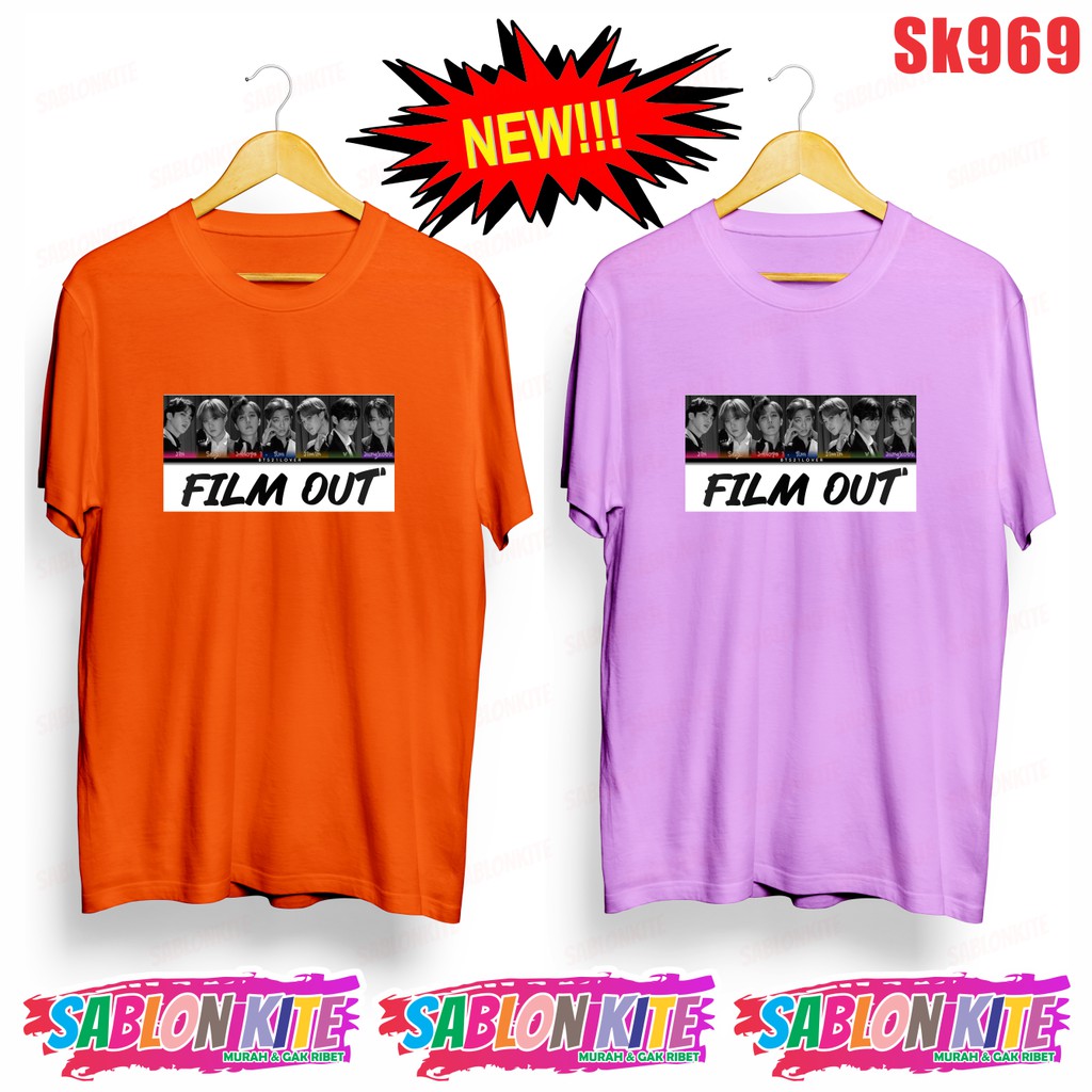 MURAH!!! KAOS KPOP FILM OUT FOTO SK969 UNISEX COMBED 30S