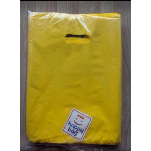 Kresek Happy Bag HD Plong 25x35 || Asoy HD Plong Happy Bag