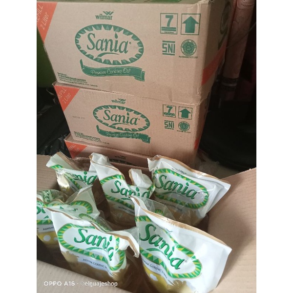 

Sania 2L x 6pouch ( sedus ) Minyak Goreng Sania