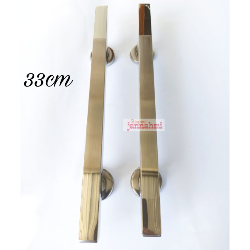 Handle pintu gagang pintu kotak 33cm