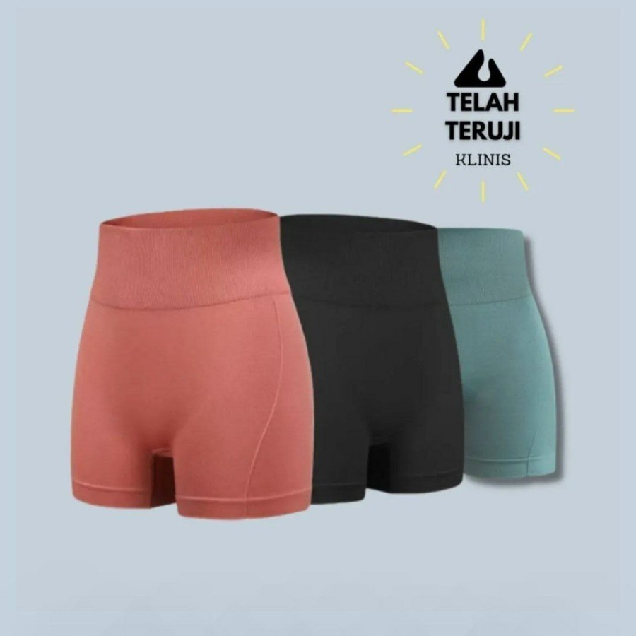 Yoga pants pelangsing pengecil perut isi 3pcs