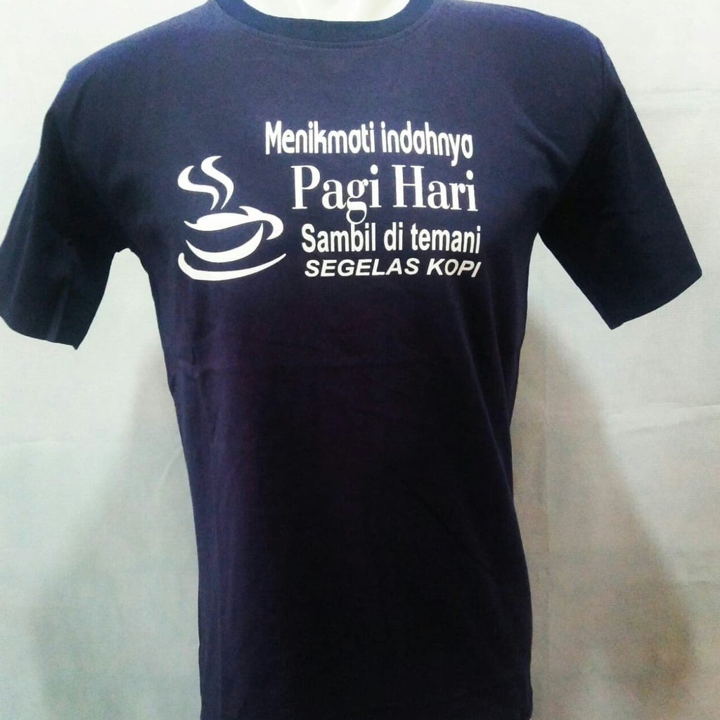 Kaos pendek motif Pagi hari/kaos harga murah