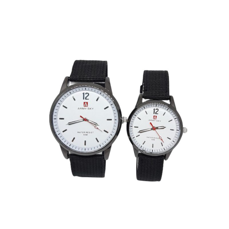 Jam Tangan Kanvas Army Sky E35