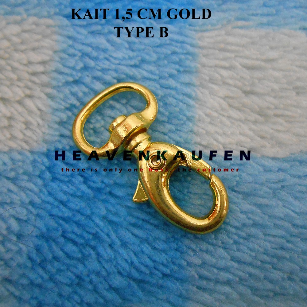 Pengait Kait Gold Emas 1,5 cm Type B