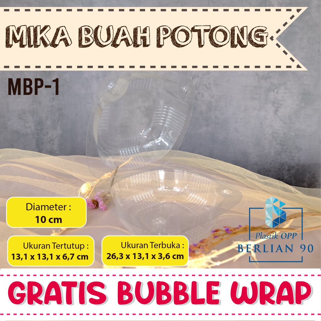 Mika Buah Potong Mika Burger Mika Bulat Kecil Mika Snack Bulat Mika Hamburger