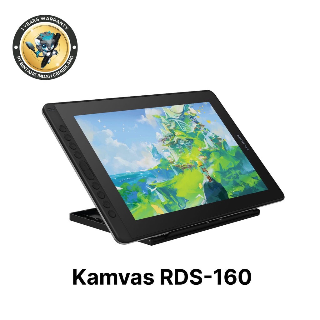 Huion Kamvas 16 (2022) l Drawing Display Tablet Huion Kamvas16 garansi resmi 1 tahun