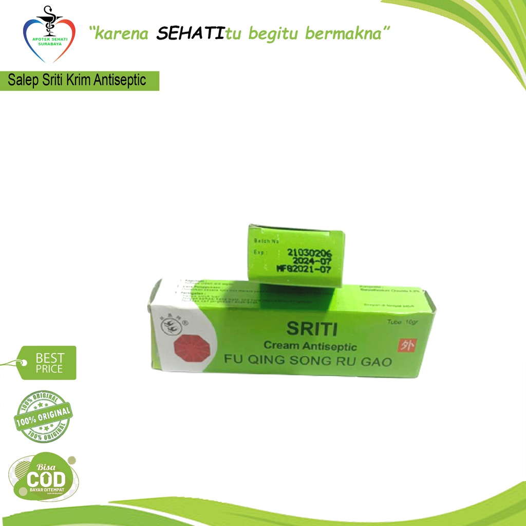 Cream Antiseptik SRITI Sriti Original Depkes