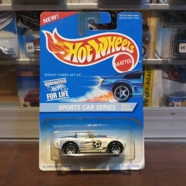 Hot Wheels Shelby Cobra 427 S/C - Sport Car Series - Blue Card