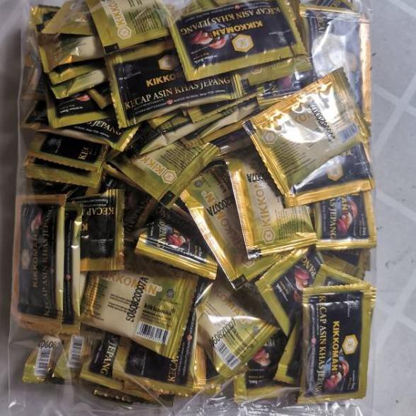 

FG5✩ Kikkoman Soy Sauce 5 ml isi 100 Sachet Take A way Shoyu Kecap Asin Khas Jepang Halal TOP PRODU