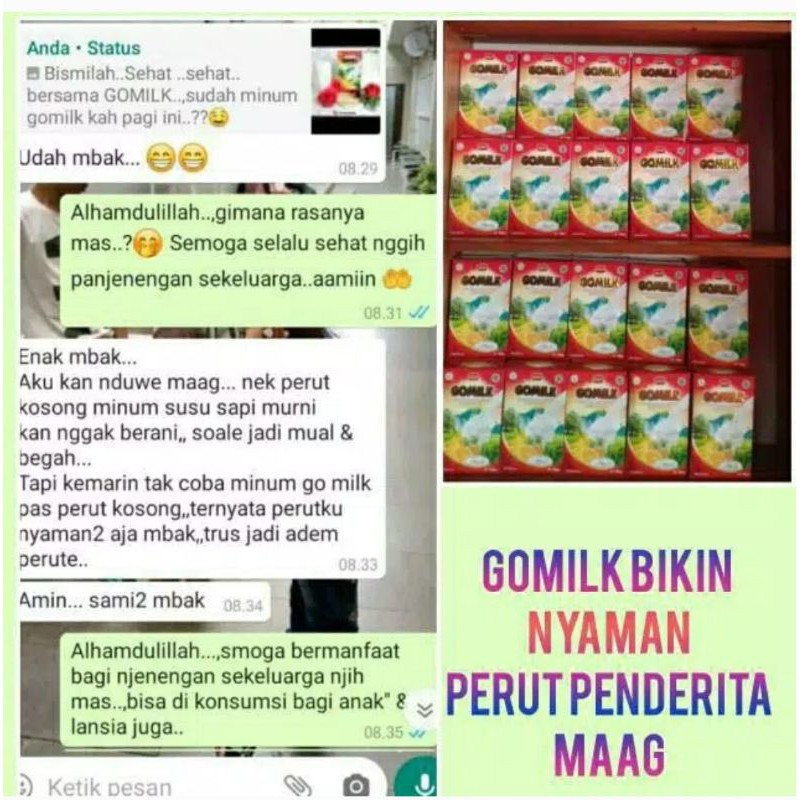 SUSU ETAWA Gomilk Kambing Go Milk Go Mars Susu Kambing Etawa plus Daun Kelor + Daun Salam Makassar gomil gomillk