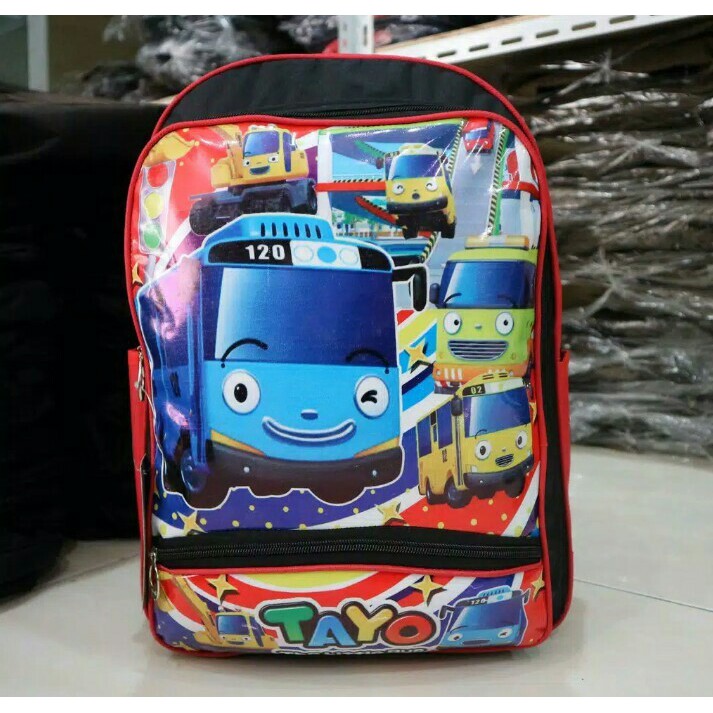 Tas Anak Tayo 3D / tas anak bis tayo / Tas anak tayo timbul / Tas anak Tayo Bagus