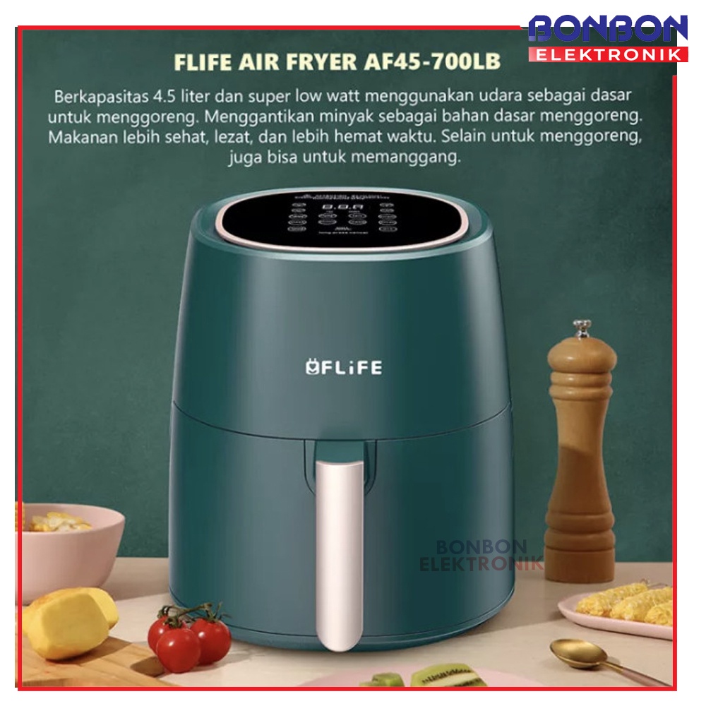 FLIFE Air Fryer 4,5L AF45-700LB 700W / AF45 700LB 4.5 Liter