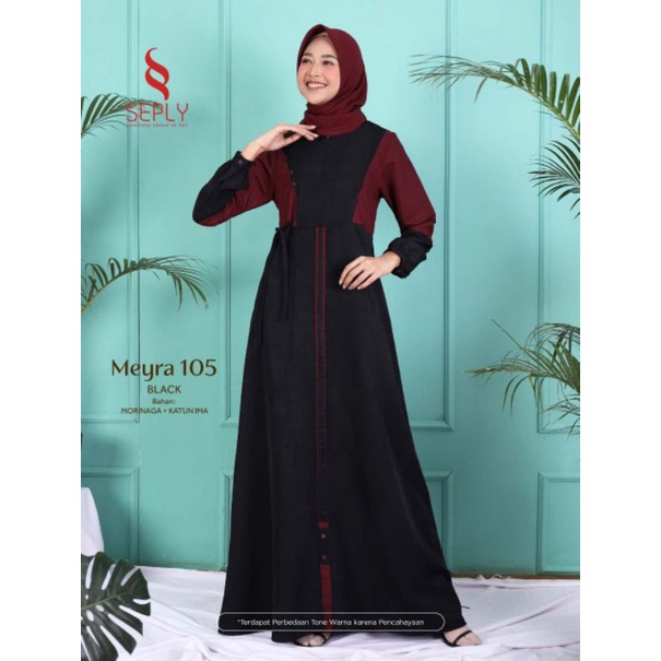 GAMIS SEPLY MEYRA 105 BLACK DARK GREY PLUM